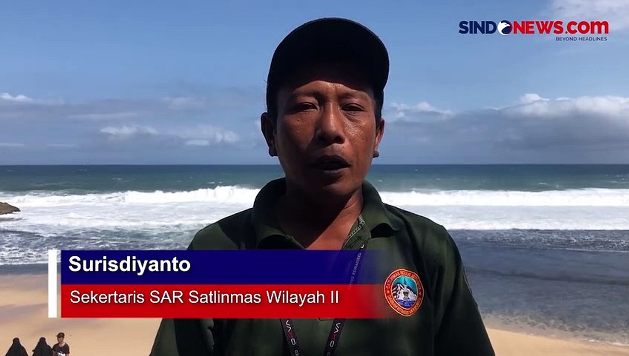 Waspada, Gelombang Tinggi Terjang Pantai Selatan Gunungkidul