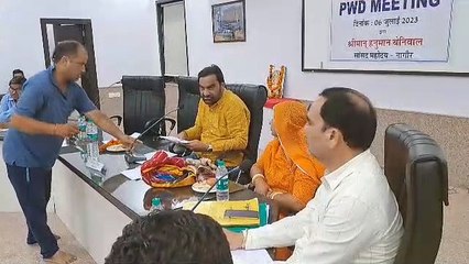 एक्शन मोड में नजर आए सांसद हनुमान बेनीवाल