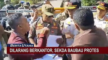 Sekda Baubau Dilarang Masuk Kantor oleh Satpol PP, Kuasa Hukum Protes!