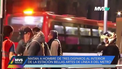 Matan a hombre al interior de la estación Bellas Artes del metro CMX