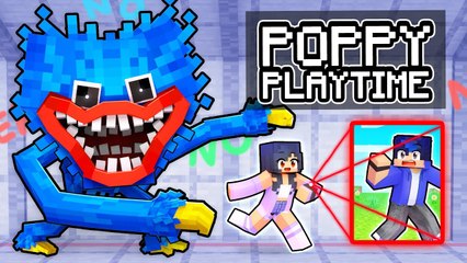 Using HACKS To Escape POPPY In Minecraft!