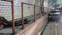 충남 공주 계룡1터널에서 승용차가 벽 들이받아...운전자 경상 / YTN