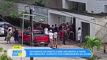 HOMEM é SUSPEITO de MATAR A TIROS EX-COMPANHEIRA e EX-SOGRA