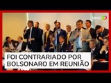 Tarcísio é interrompido por Bolsonaro e vaiado em reunião no PL sobre reforma tributária