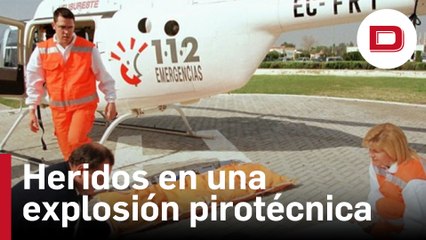 Al menos dos heridos en la explosión de una pirotecnia en Vilamarxant (Valencia)