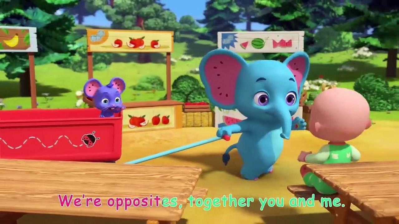 Opposite Friends Song - CoComelon Animal Time - Animals for Kids