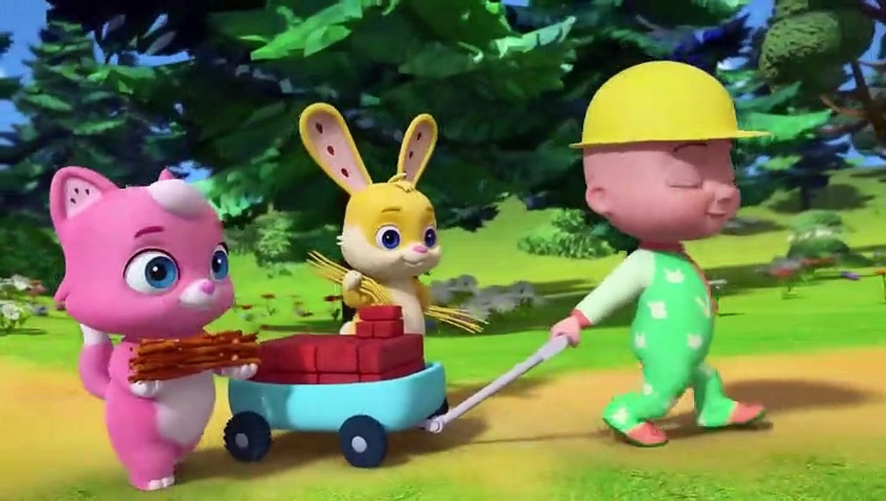 The 3 Little Friends - CoComelon Animal Time - Animals for Kids