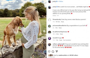 James Middleton and wife Alizee Thevenet expecting first child