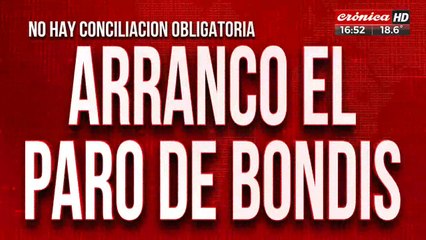 Arrancó el paro de bondis: más de 50 líneas afectadas