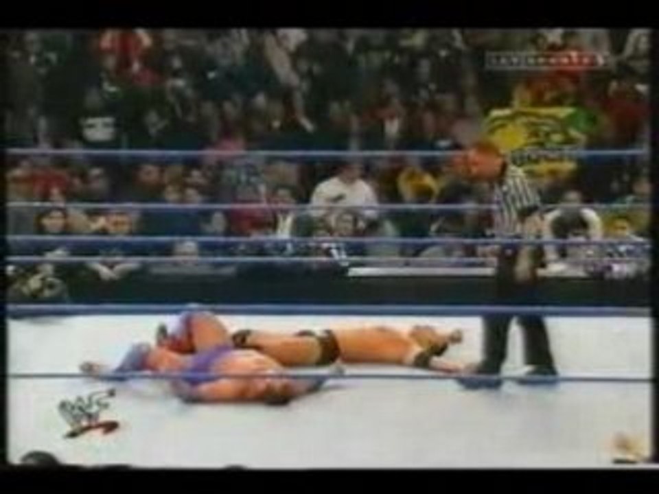 The Rock Vs Kurt Angle - 1/4/01 2/2