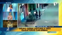 Grupo Terna captura a tres raqueteros con arma de fuego en el Cercado de Lima