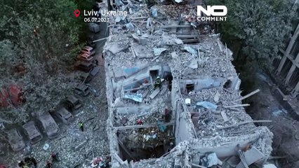 WATCH: Missile attack on Lviv kills five and injures many others