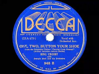 1936 Bing Crosby - One, Two, Button Your Shoe