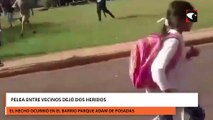 Pelea entre vecinos dejó dos heridos