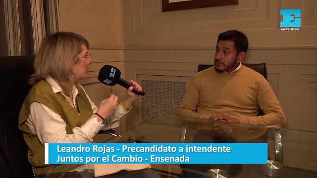Leandro Rojas - precandidato a intendente - JxC Ensenada