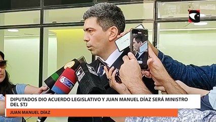 Diputados dio acuerdo legislativo y Juan Manuel Díaz será ministro del STJ