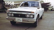 Toyota Hilux - 55 años de historia (imagenes de todas las generaciones)
