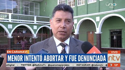 Menor intentó abortar y fue denunciada