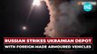 Ukraine 'Loses' 1810 Soldiers; Watch German Howitzer Explode after Russian Kamikaze Drone Strike