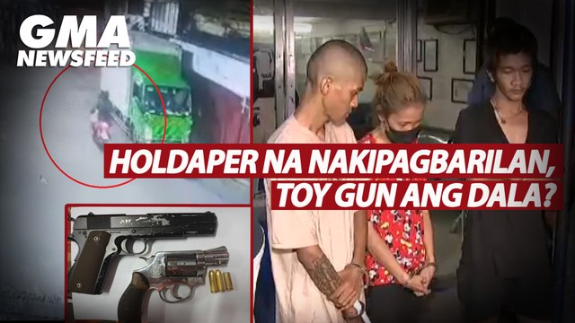 Holdaper na nakipagbarilan, toy gun ang dala? | GMA News Feed