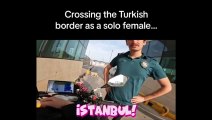 Sınır kapısında turiste taciz