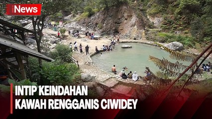 Indahnya Kawah Rengganis Ciwidey, Unik Ada Semburan Uap Panas