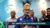 Disinggung Soal Cawapres, Sandiaga Uno Pilih Serahkan Keputusan ke Partai