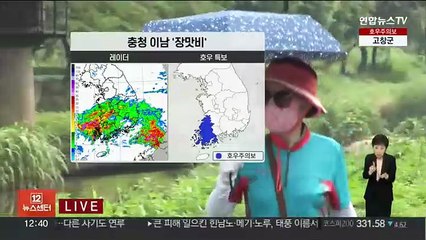 [날씨] 충청 이남 강한 장맛비…중북부 무더위 계속