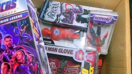 Mystery box Review and Unboxing of Avengers, Spider-Man, Hulk, Captain America, Thanos, Thor,