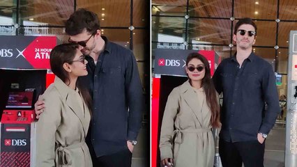 Sreejita De first appearance With Husband in Mumbai after their Wedding in Germany | FilmiBeat