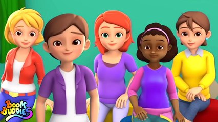 Five Little Mommies, Counting Song and Nursery Rhyme for Kids