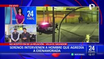 VES: serenos intervienen a hombre que fue captado agrediendo a su expareja