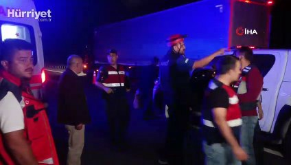 TEM’in Bolu geçişinde yolcu otobüsü ile TIR çarpıştı