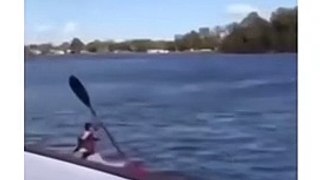The boat did a flip