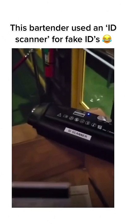 This bartender used an 'ID scanner' for fake ID's