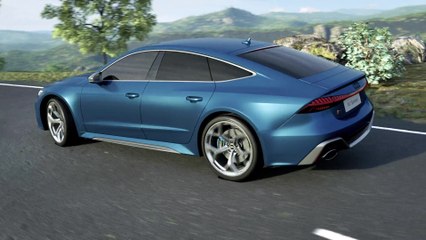 Audi RS 7 Sportback performance – Dynamic Ride Control Animation