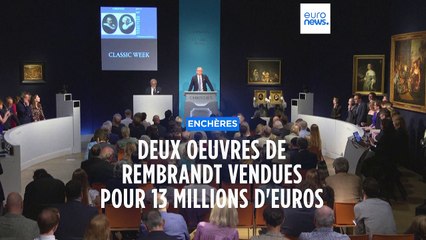 Deux portraits oubliés de Rembrandt vendus plus de 13 millions d'euros aux enchères