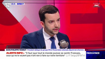 "C'est une réponse qu'il faut apporter de manière graduée" estime Jean-Philippe Tanguy (RN) à propos des sanctions pour les parents d'émeutiers
