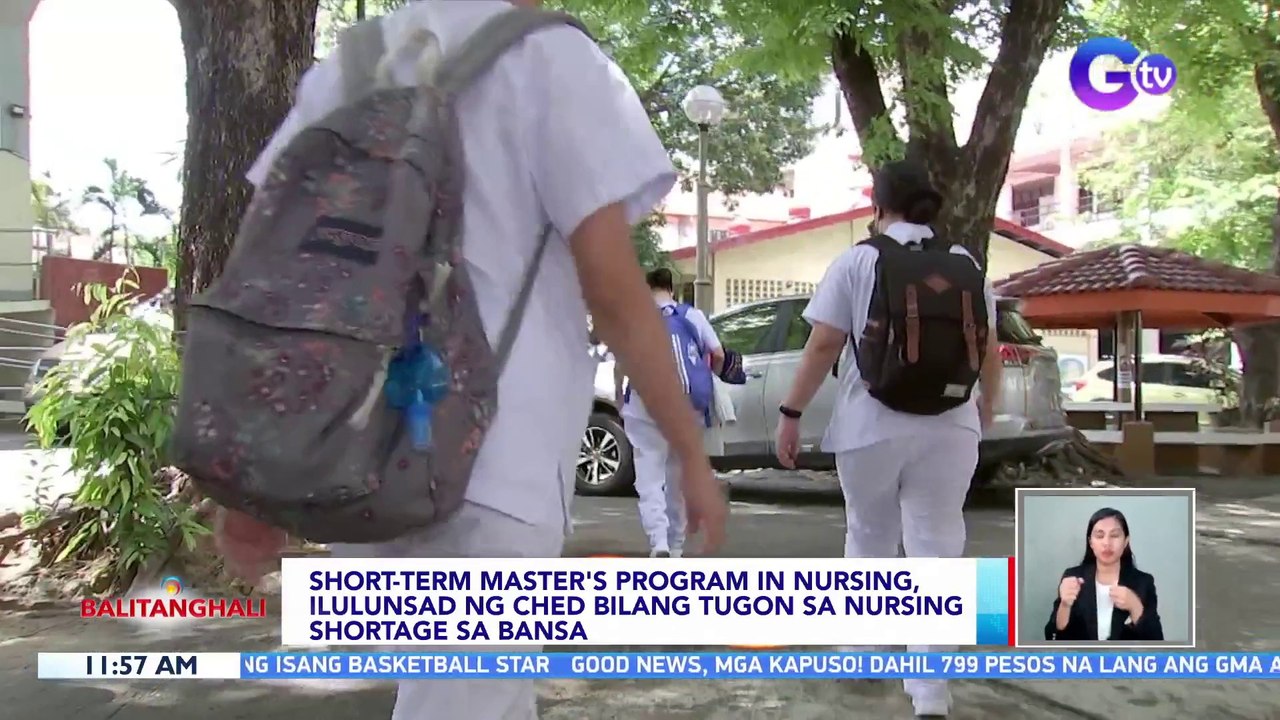 Short-term Master's Program in Nursing, ilulunsad ng CHED | BT