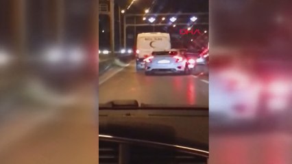 Otoyolda dehşet saçtı