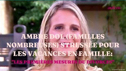 Ambre Dol (Familles nombreuses) stressée pour les vacances en famille : "Les premières mesures du divorce"