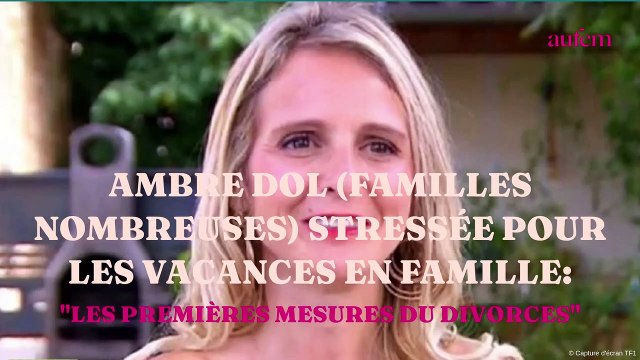 Ambre Dol (Familles nombreuses) stressée pour les vacances en famille : Les premières mesures du divorce
