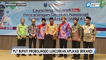 Plt Bupati Probolinggo Luncurkan Aplikasi SRIKANDI | Probolinggo Hari Ini