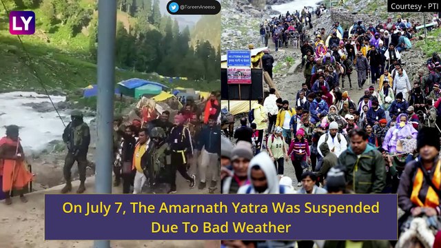 Amarnath Yatra 2023: Annual Pilgrimage Temporarily Suspended Due To Bad Weather As Heavy Rains Lash Many Parts Of Kashmir