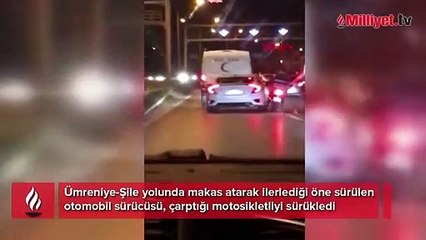 Otoyolda dehşet saçtı
