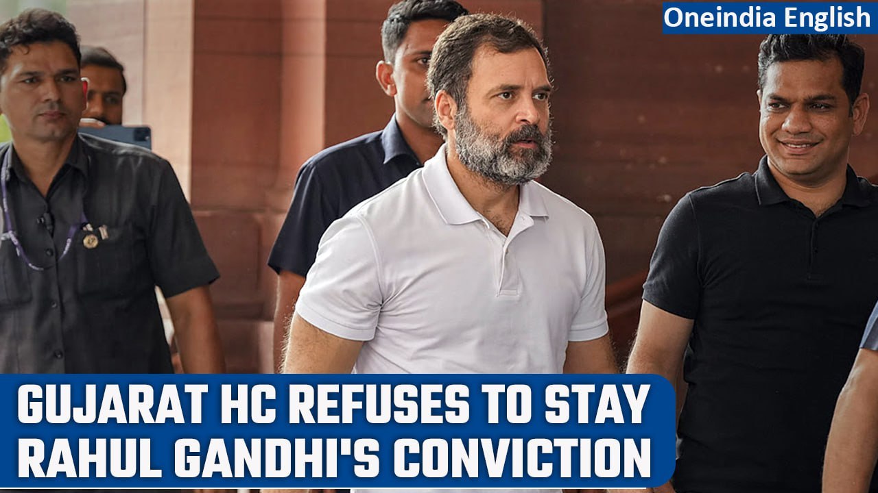 Rahul Gandhi 2019 Modi surname defamation case: Gujarat HC refuses to stay conviction |Oneindia News