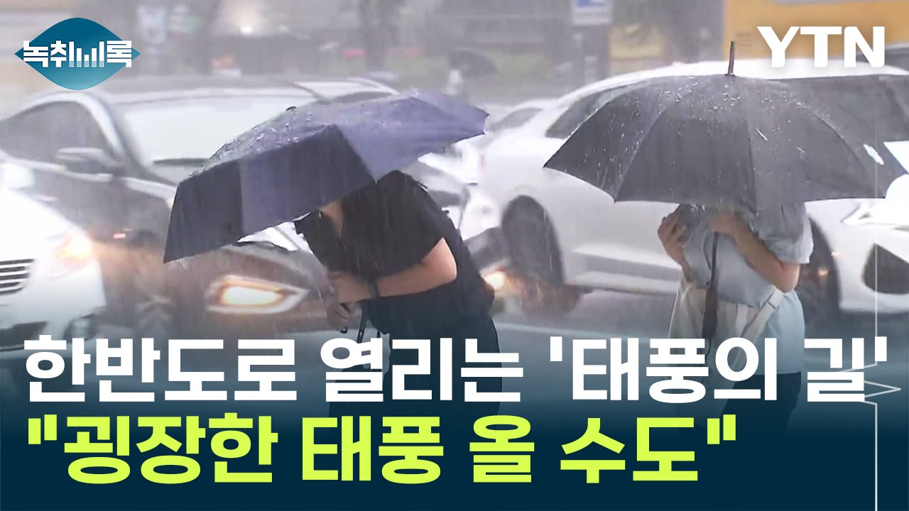 한반도로 열리는 '태풍의 길'..."굉장히 강한 태풍 올라올 수도" [Y녹취록] / YTN