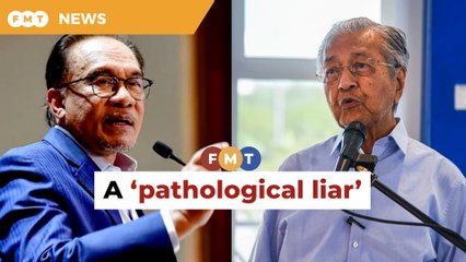 Anwar a ‘pathological liar’, says Dr M