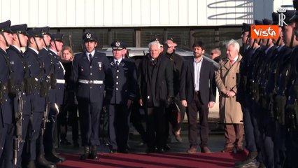 Mattarella lascia Punta Arenas in Cile, le immagini