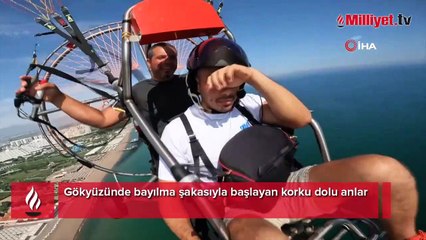 Gökyüzünde bayılma şakasıyla başlayan korku dolu anlar